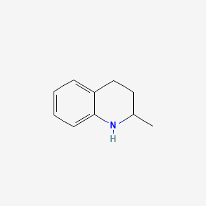 1,2,3,4-Tetrahydroquinaldine structure, CAS 1780-19-4
