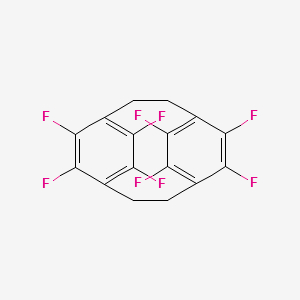 Parylene F Dimer structure, CAS 1785-64-4
