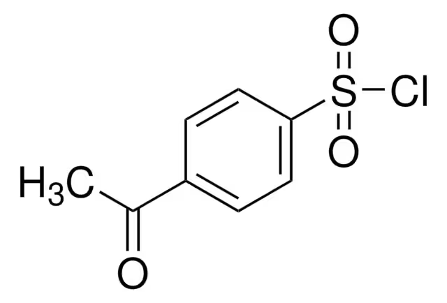 4-Acetylbenzenesulfonyl chloride structure, CAS 1788-10-9