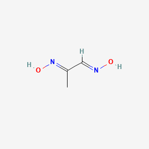 Methylglyoxime structure, CAS 1804-15-5