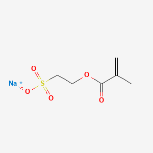 Sodium 2-sulfoethyl methacrylate structure, CAS 1804-87-1