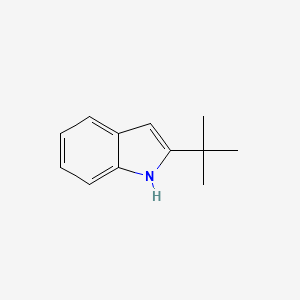 2-tert-Butyl-1H-indole structure, CAS 1805-65-8