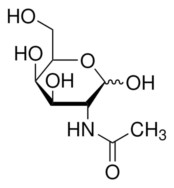 N-Acetylgalactosamine structure, CAS 1811-31-0