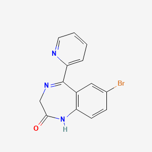 Bromazepam structure, CAS 1812-30-2