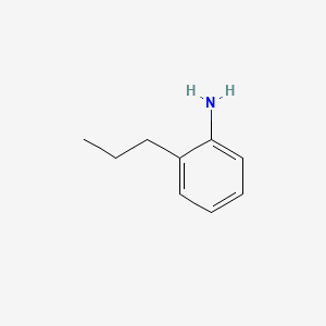 2-Propylaniline structure, CAS 1821-39-2