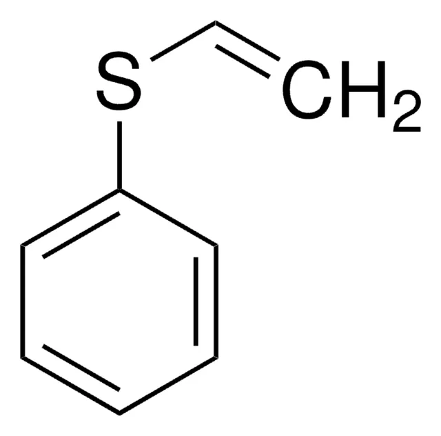 Phenyl vinyl sulfide structure, CAS 1822-73-7
