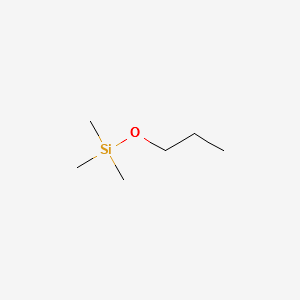 Trimethyl(propoxy)silane structure, CAS 1825-63-4