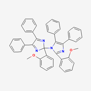2-(2-Methoxyphenyl)-4,5-diphenylimidazole-1,2'-dimer structure, CAS 1831-70-5