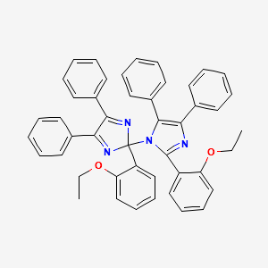 2-(2-Ethoxyphenyl)-4,5-diphenylimidazole-1,2'-dimer structure, CAS 1842-62-2
