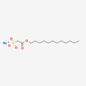 Sodium lauryl sulfoacetate structure, CAS 1847-58-1