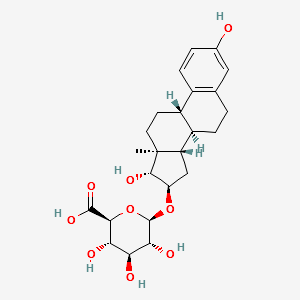 Estriol-16beta-D-glucopyranosiduronic acid structure, CAS 1852-50-2