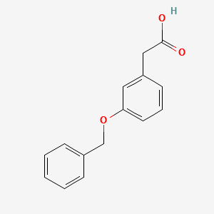 3-Benzyloxyphenylacetic acid structure, CAS 1860-58-8