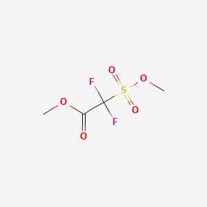Difluorosulfoacetic acid dimethyl ester structure, CAS 1869-42-7