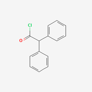 Diphenylacetyl chloride structure, CAS 1871-76-7