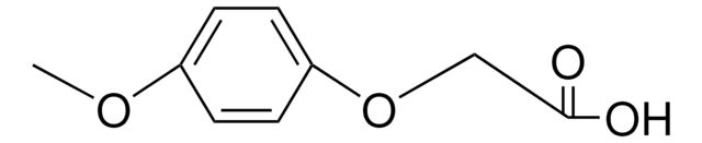4-Methoxyphenoxyacetic acid structure, CAS 1877-75-4