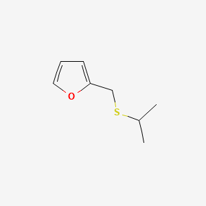 Furfuryl isopropyl sulfide structure, CAS 1883-78-9