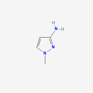 1-Methyl-1H-pyrazol-3-amine structure, CAS 1904-31-0