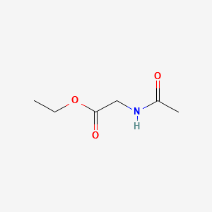 Ethyl acetamidoacetate structure, CAS 1906-82-7