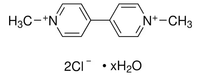Paraquat dichloride structure, CAS 1910-42-5