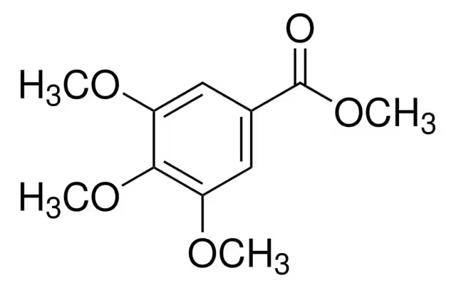 Methyl 3,4,5-trimethoxybenzoate structure, CAS 1916-07-0