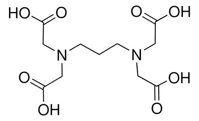 1,3-Propylenediaminetertaacetic acid structure, CAS 1939-36-2