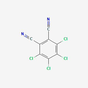 3,4,5,6-Tetrachlorophthalonitrile structure, CAS 1953-99-7