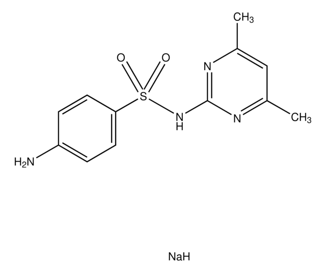 Sulfamethazine sodium salt structure, CAS 1981-58-4
