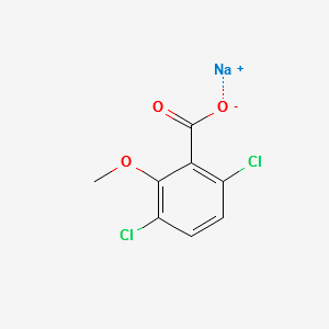 Dicamba sodium salt structure, CAS 1982-69-0