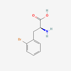 2-Bromophenylalanine structure, CAS 1991-79-3