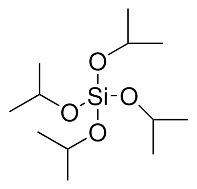 Isopropyl silicate structure, CAS 1992-48-9
