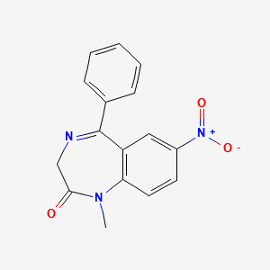Nimetazepam structure, CAS 2011-67-8