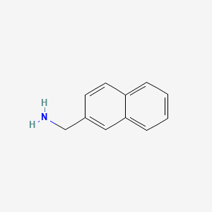 Naphthalen-2-methylamine structure, CAS 2018-90-8