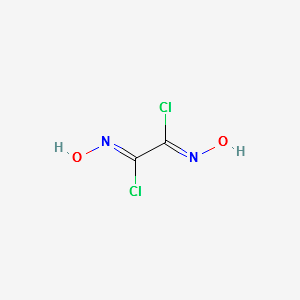 Dichloroglyoxime structure, CAS 2038-44-0