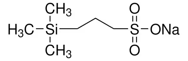 3-(Trimethylsilyl)-1-propanesulfonic acid sodium salt structure, CAS 2039-96-5