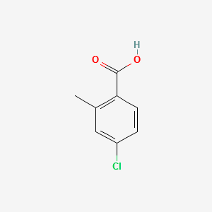 4-CHLORO-2-METHYLBENZOIC ACID structure, CAS 7499-07-2