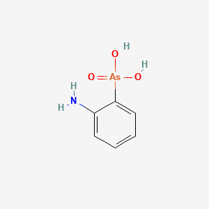 2-Aminobenzenearsonic acid structure, CAS 2045-00-3