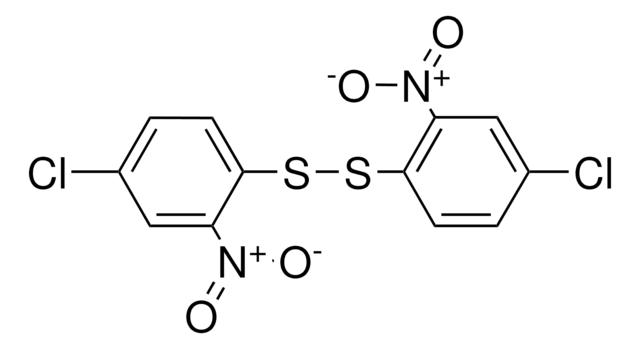 2,2'-Dinitro-4,4'-dichlorodiphenyl disufide structure, CAS 2050-66-0