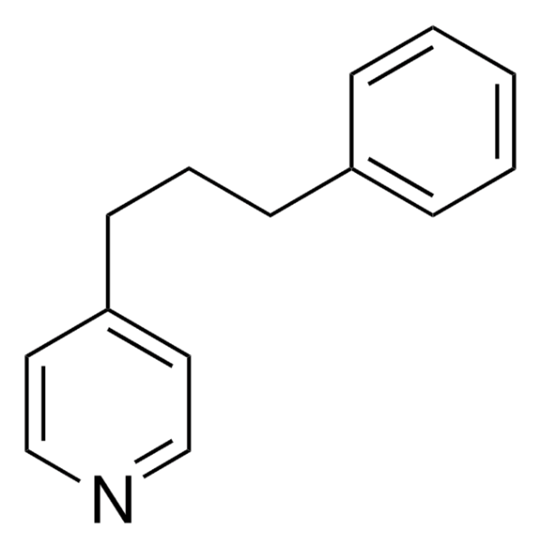 4-(3-Phenylpropyl)pyridine structure, CAS 2057-49-0