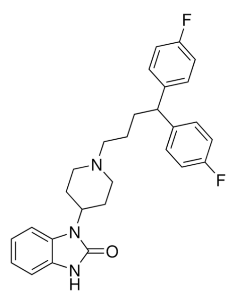 Pimozide structure, CAS 2062-78-4