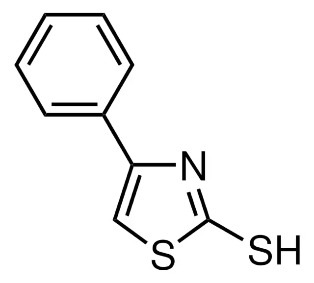 2-Mercapto-4-phenylthiazole structure, CAS 2103-88-0