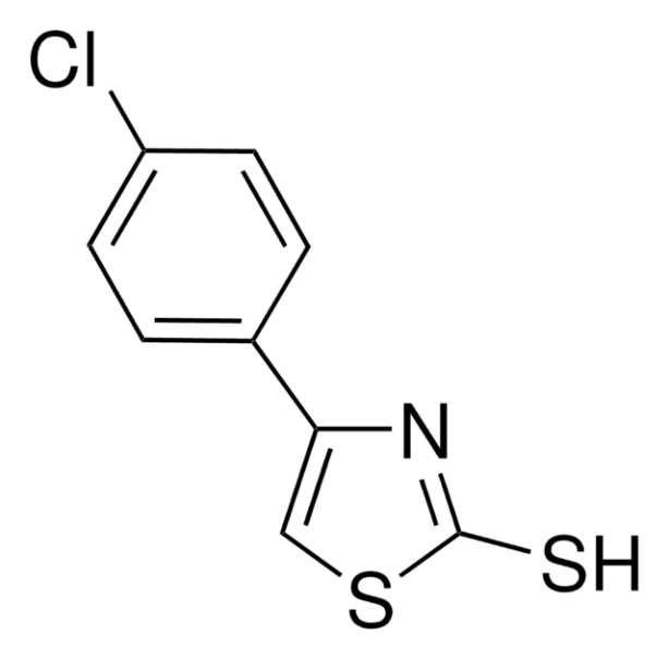 4-(4-Chlorophenyl)-4-thiazoline-2-thione structure, CAS 2104-00-9