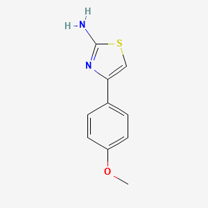 4-(4-Methoxyphenyl)-1,3-thiazol-2-amine structure, CAS 2104-04-3