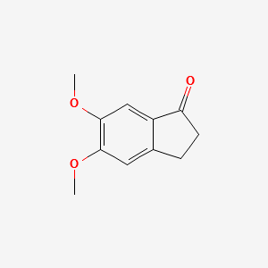 5,6-Dimethoxy-1-indanone structure, CAS 2107-69-9
