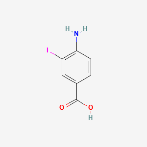 4-Amino-3-iodobenzoic acid structure, CAS 2122-63-6