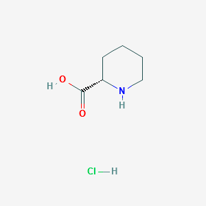 (2S)-2-Piperidinecarboxylic acid hydrochloride structure, CAS 2133-33-7