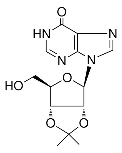 2',3'-O-Isopropylideneinosine structure, CAS 2140-11-6