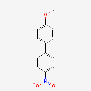 4-Methoxy-4'-nitrobiphenyl structure, CAS 2143-90-0