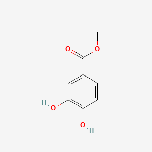Methyl 3,4-dihydroxybenzoate structure, CAS 2150-43-8