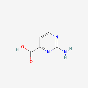 2-Aminopyrimidine-4-carboxylic acid structure, CAS 2164-65-0