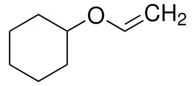 Cyclohexyl vinyl ether structure, CAS 2182-55-0